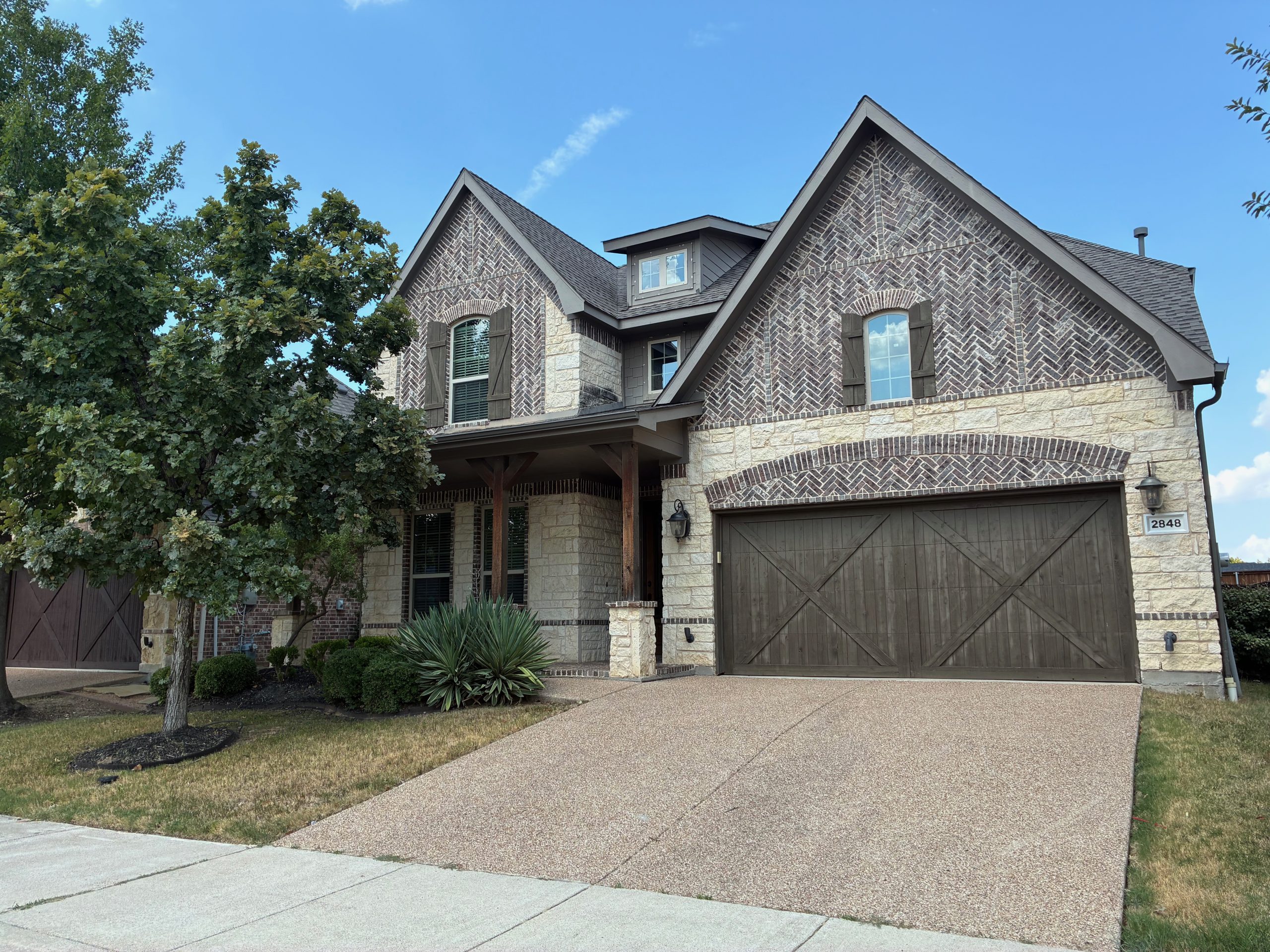 Newer home in the Highlands area of Trophy Club, Texas